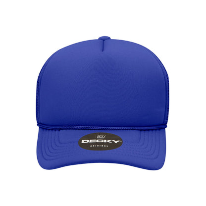 Decky Youth 5 Panel Mid Profile Structured Foam Trucker - Parkerbuilt HQ