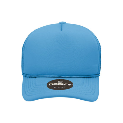 Decky Youth 5 Panel Mid Profile Structured Foam Trucker - Parkerbuilt HQ