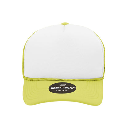 Decky Youth 5 Panel Mid Profile Structured Foam Trucker - Parkerbuilt HQ