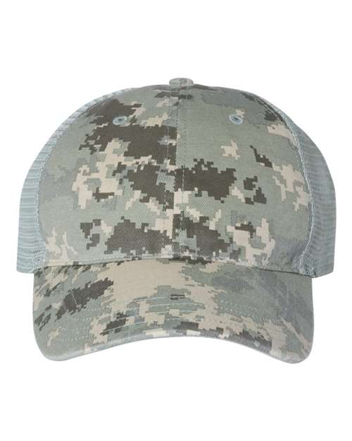 Richardson Garment Washed Printed Trucker Cap - Parkerbuilt HQ