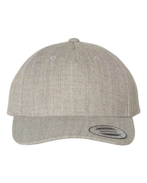 Premium Five-Panel Curved Bill Snapback Cap - Parkerbuilt HQ