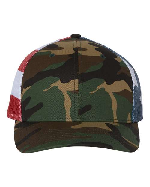 Richardson Printed Mesh Trucker Cap - Parkerbuilt HQ