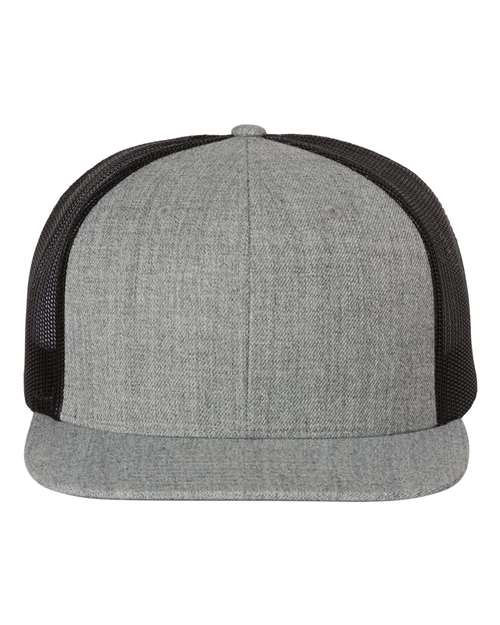 Richardson Wool Blend Flat Bill Trucker Cap - Parkerbuilt HQ