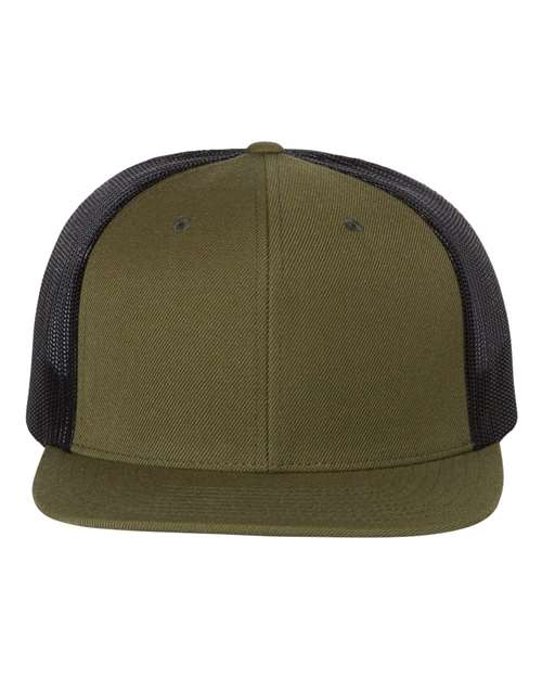 Richardson Wool Blend Flat Bill Trucker Cap - Parkerbuilt HQ