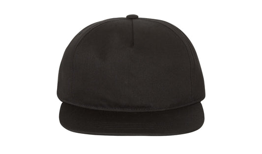 Lightly-Structured Five-Panel Snapback Cap