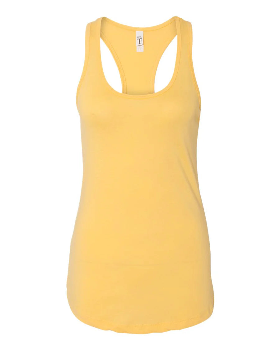 Pretreated Next Level 1533 Women's Ideal Racerback Tank