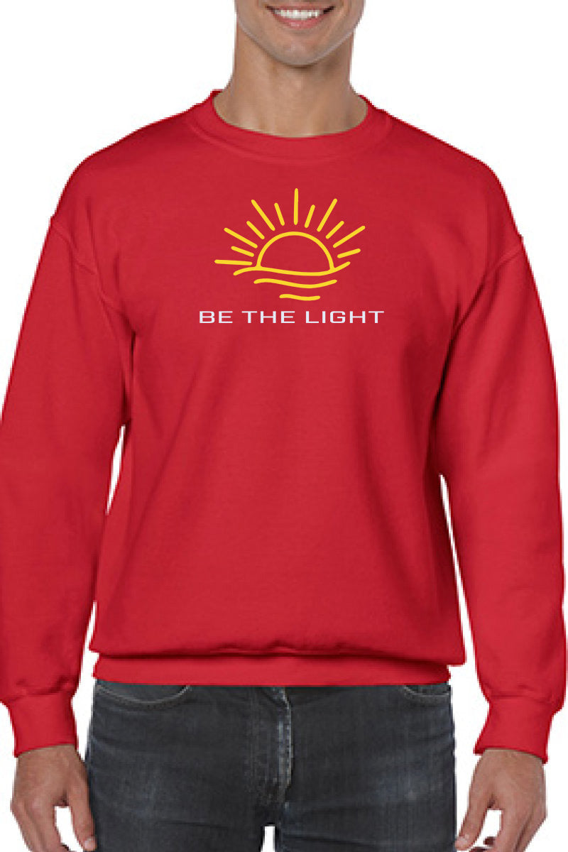Be The Light Embroidered Sweatshirt - GOdCREATEd