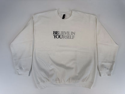 BElieve in YOUrself Embroidered Sweatshirt - GOdCREATEd