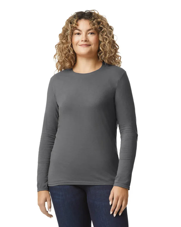 Pretreated Gildan 64400 Softstyle Unisex Long Sleeve T-Shirt