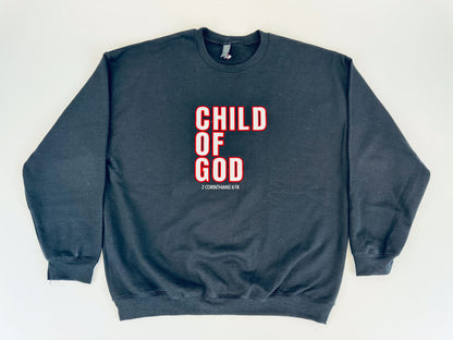 Child of God Embroidered Sweatshirt - GOdCREATEd