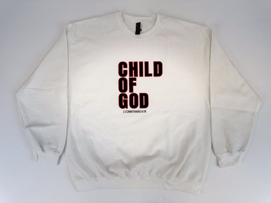 Child of God Embroidered Sweatshirt - GOdCREATEd