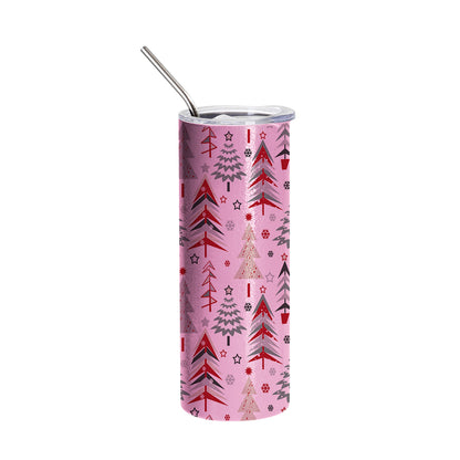 Crackle Finish Stainless Steel Skinny Tumbler 20 oz