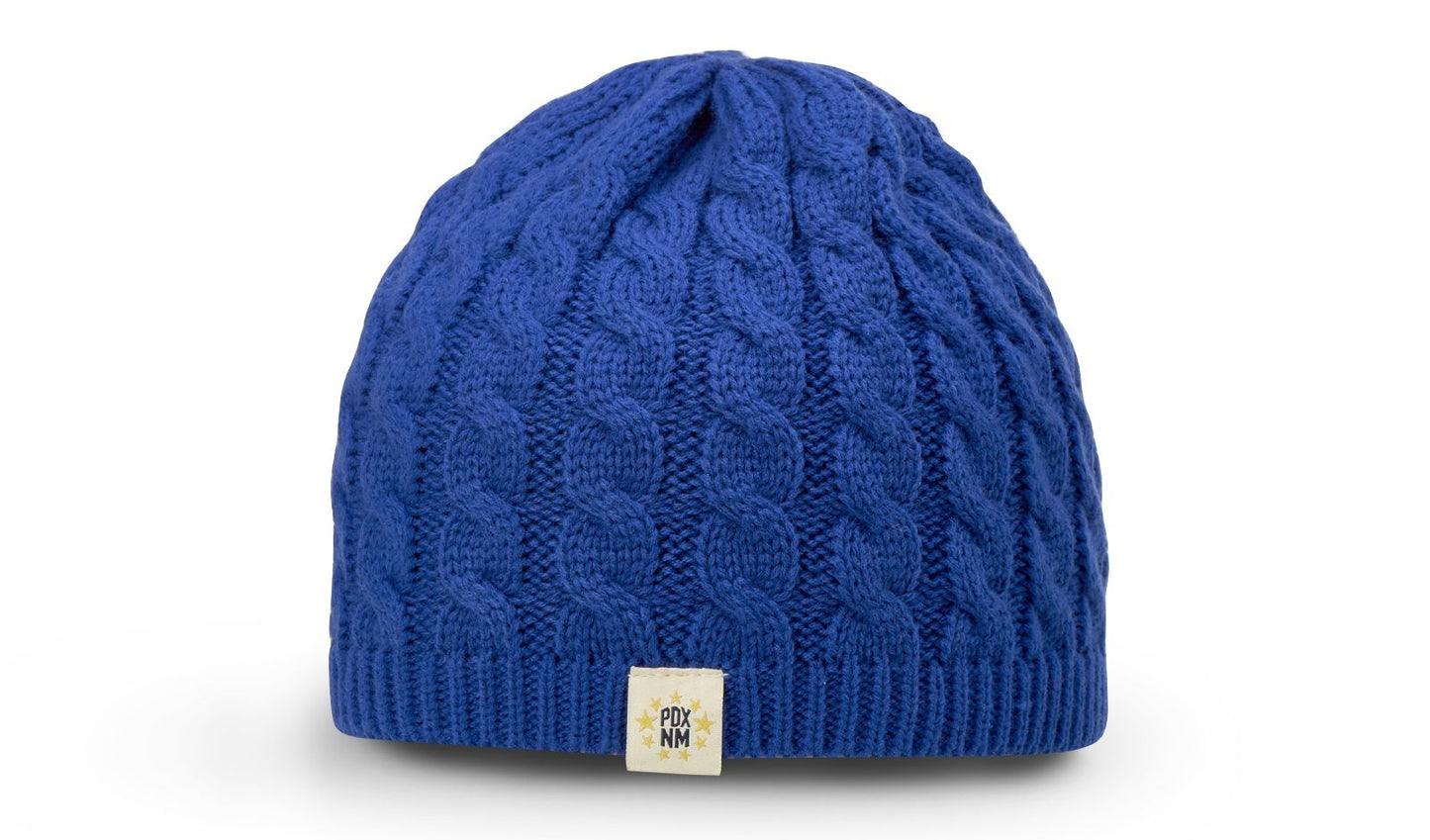 CABLE KNIT BEANIE