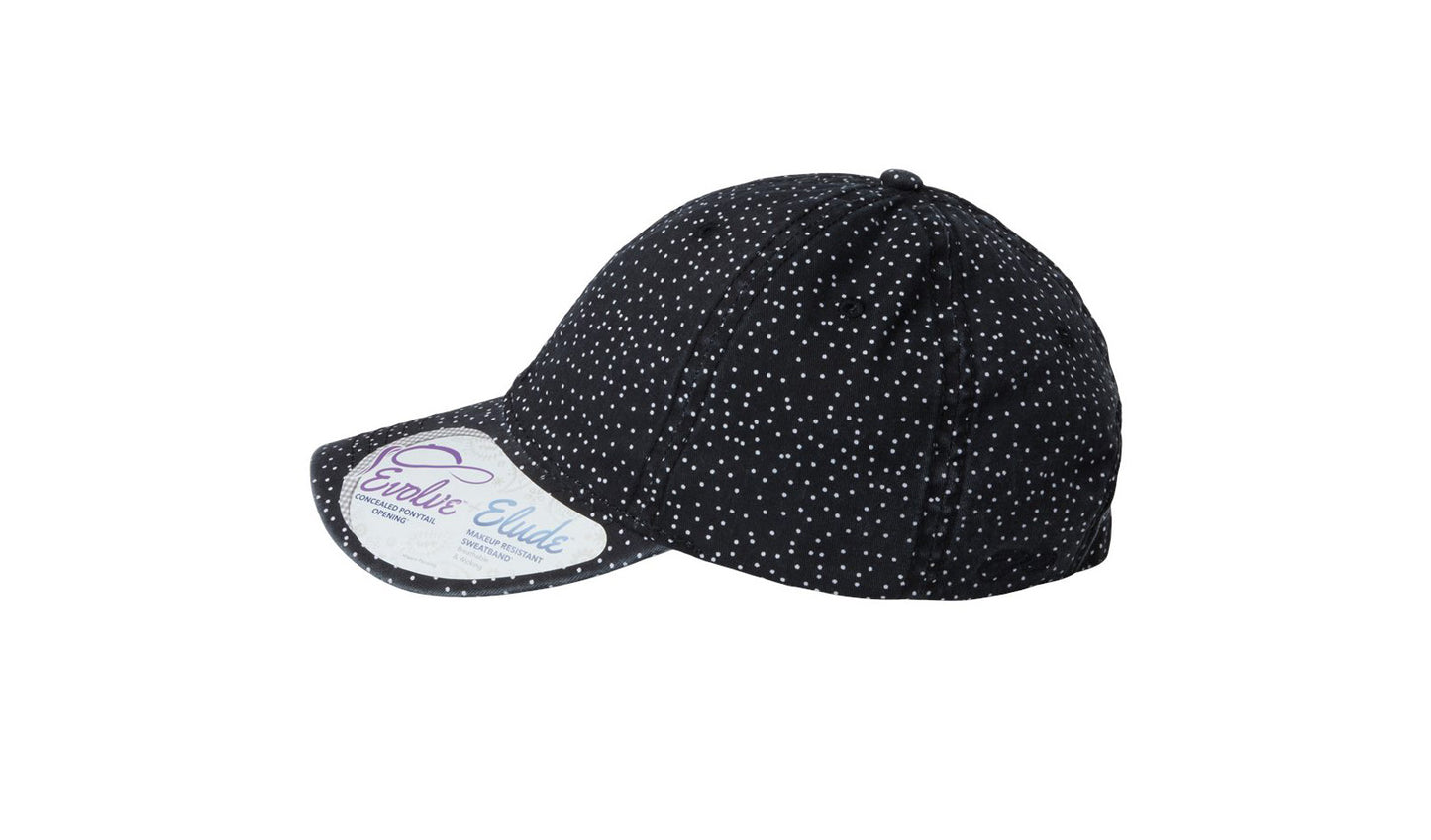 Hattie Women's Garment-Washed Fashion Print Cap