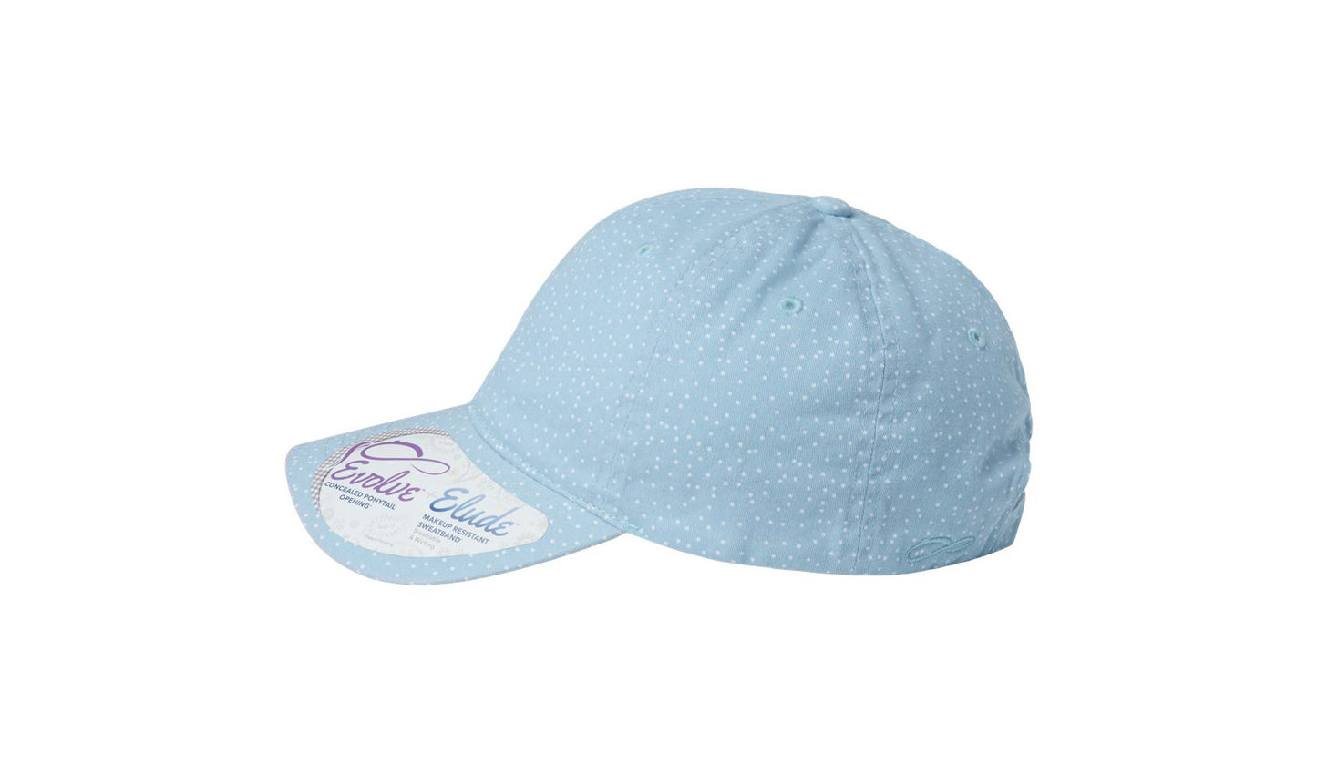 Hattie Women's Garment-Washed Fashion Print Cap