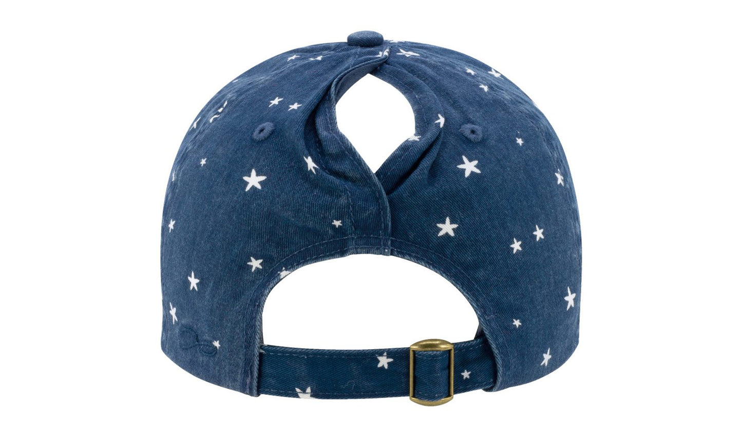 Hattie Women's Garment-Washed Fashion Print Cap