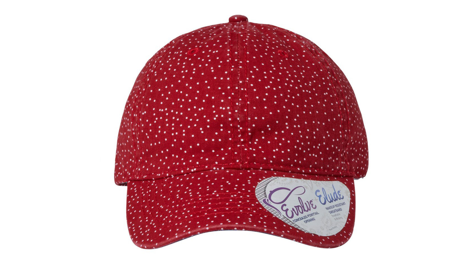 Hattie Women's Garment-Washed Fashion Print Cap