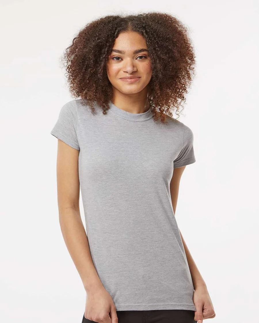 Pretreated Tultex 213 Women's Fine Jersey T-Shirt