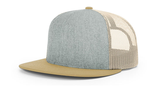 ACRYLIC-WOOL BLEND FLATBILL TRUCKER