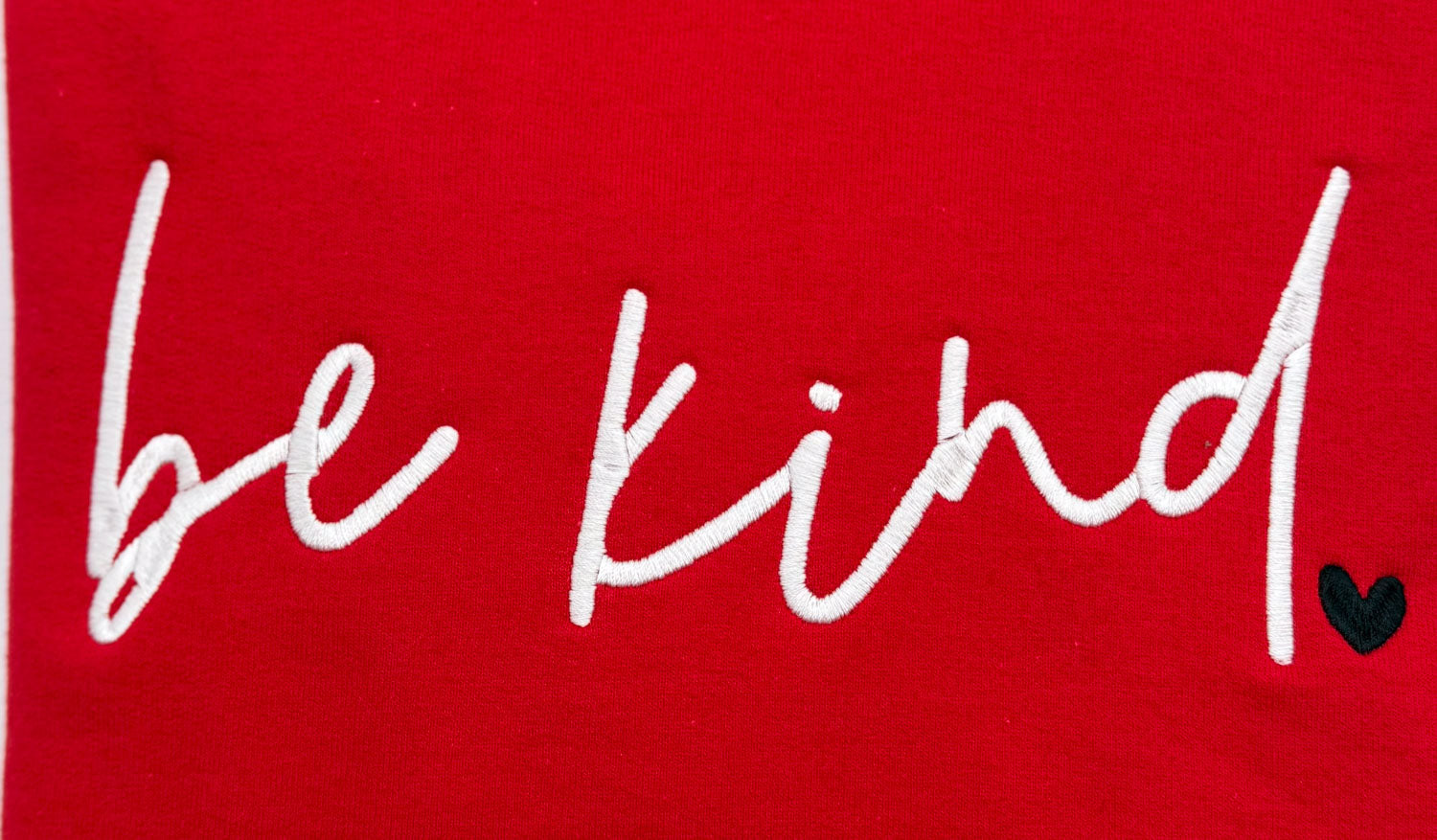 Be Kind Embroidered Sweatshirt - GOdCREATEd