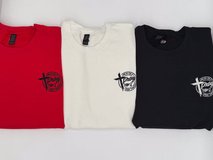 Pray Over It Embroidered Sweatshirt - GOdCREATEd