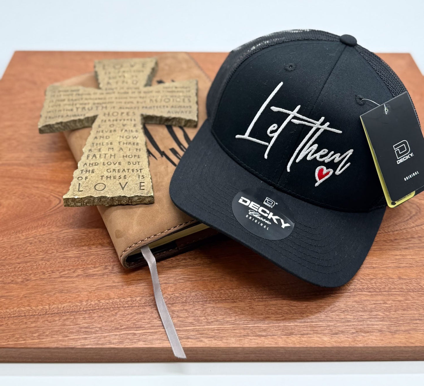 Let Them Love Embroidered Hat - GOdCREATEd