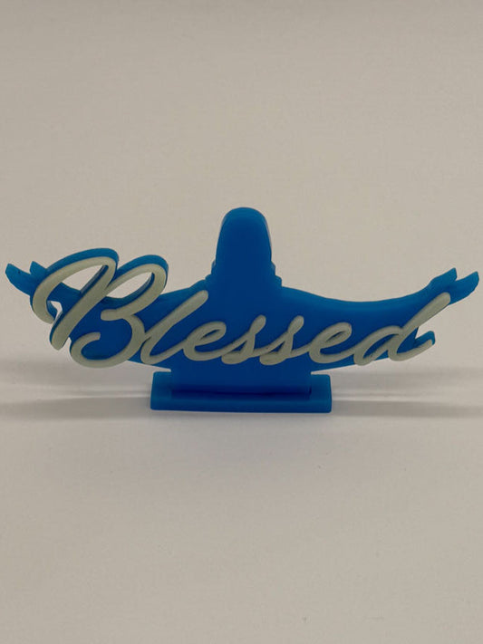 "Blessed" 3" X 5" Acrylic Desk Ornament - GOdCREATEd