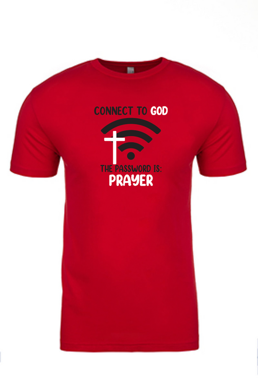 Connect to God Printed Tshirt - GOdCREATEd