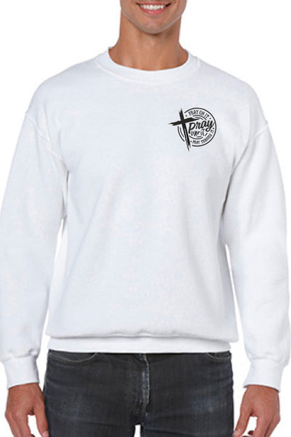 Pray Over It Embroidered Sweatshirt - GOdCREATEd