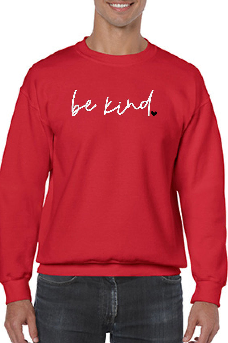Be Kind Embroidered Sweatshirt - GOdCREATEd