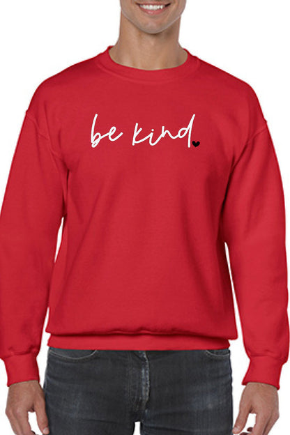 Be Kind Embroidered Sweatshirt - GOdCREATEd