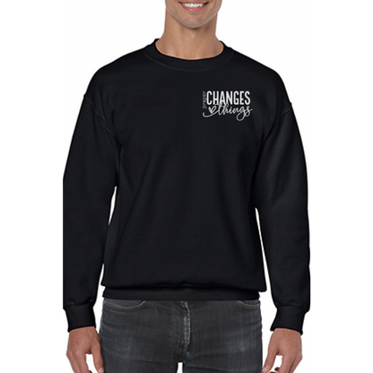 Prayer Changes Things Embroidered Sweatshirt - GOdCREATEd