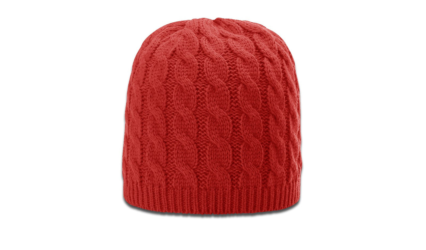 CABLE KNIT BEANIE