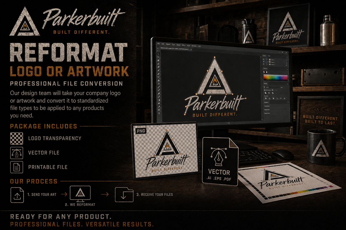 Reformat Logo or Artwork - Parkerbuilt HQ