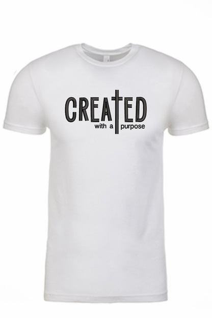 "Created with a Purpose" Printed Tshirt - GOdCREATEd