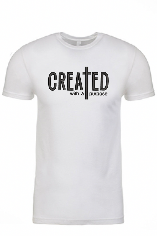 "Created with a Purpose" Printed Tshirt - GOdCREATEd