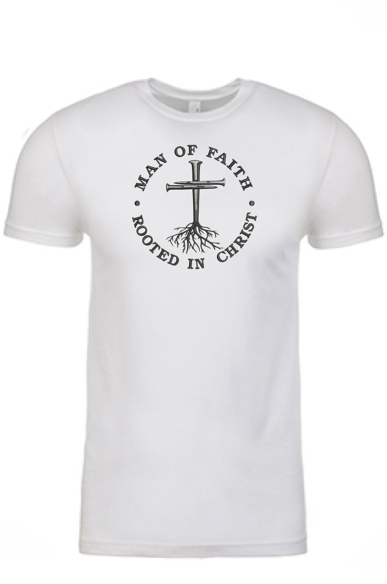 Man of Faith Printed Tshirt - GOdCREATEd