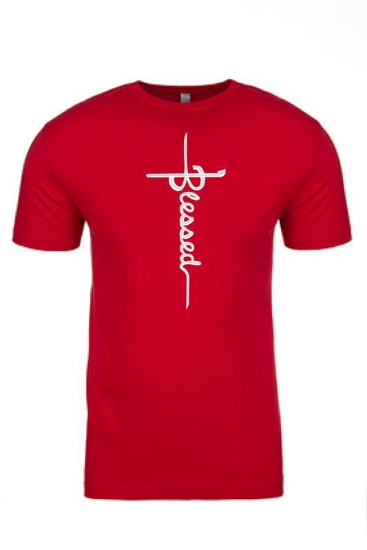"Blessed" Printed Tshirt - GOdCREATEd