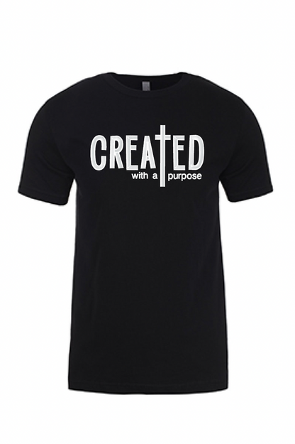 "Created with a Purpose" Printed Tshirt - GOdCREATEd