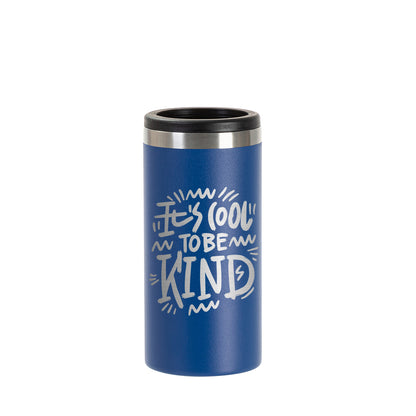 Stainless Steel Slim Can Cooler Powder Coated 12 oz