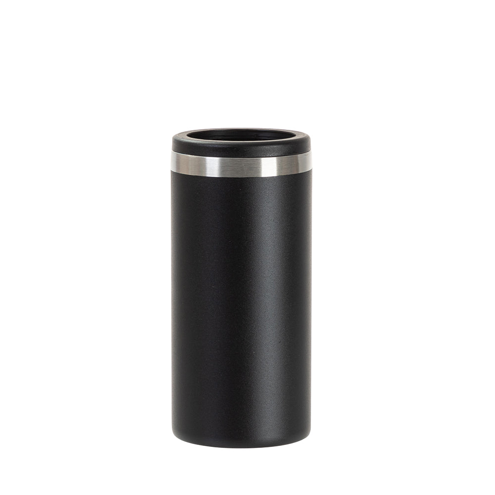 Stainless Steel Slim Can Cooler Powder Coated 12 oz