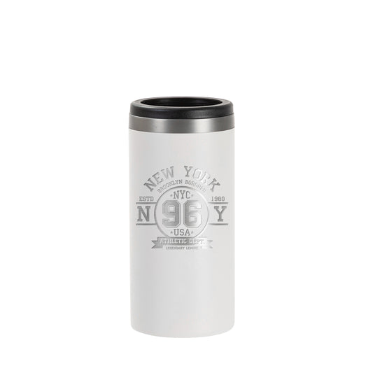 Stainless Steel Slim Can Cooler Powder Coated 12 oz