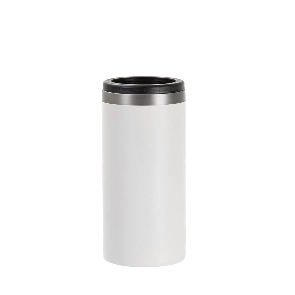 Stainless Steel Slim Can Cooler Powder Coated 12 oz