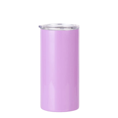 Stainless Steel Straight Tumbler 2-in-1 12oz