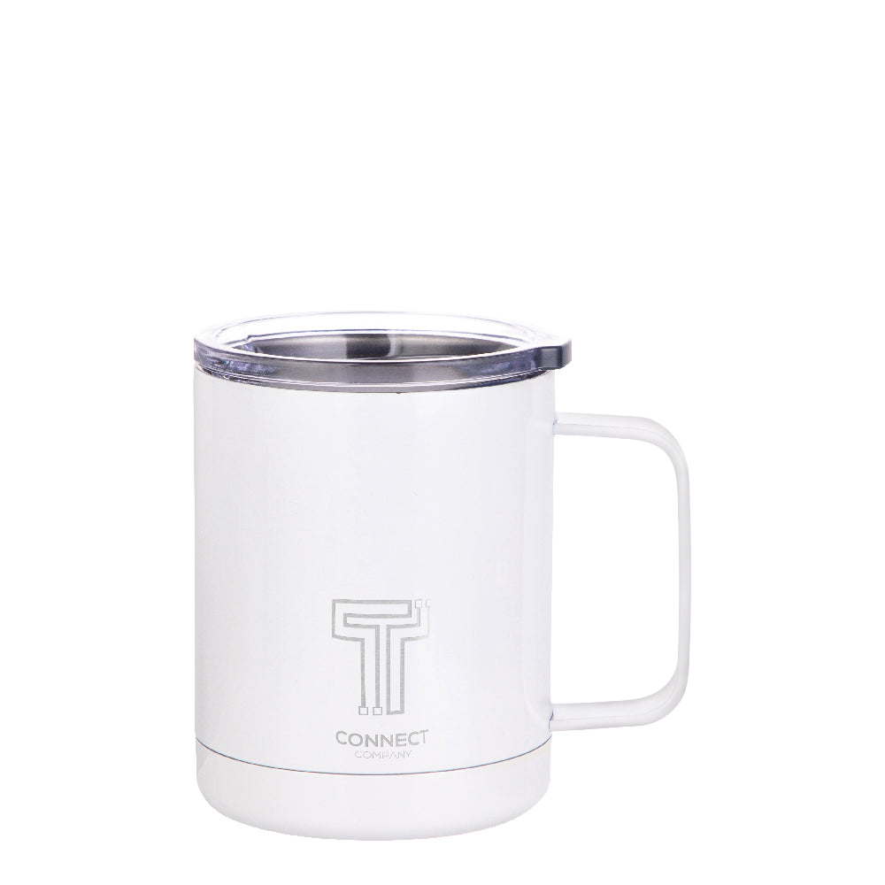 Sublimation Stainless Steel Coffee Mug with Handle and Lid - 10 oz