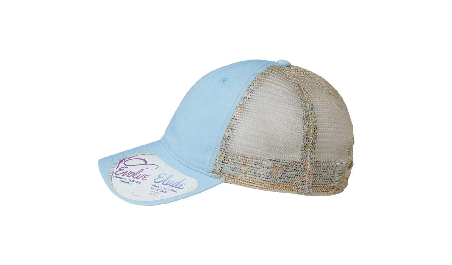 Tess Women's Washed Mesh-Back Cap