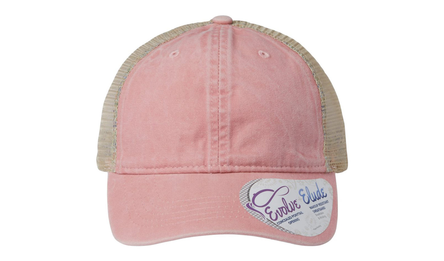 Tess Women's Washed Mesh-Back Cap