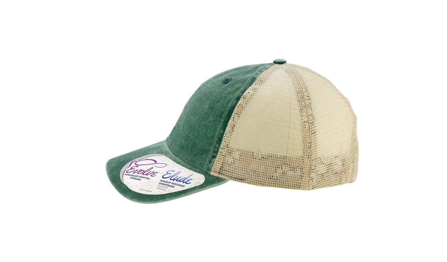 Tess Women's Washed Mesh-Back Cap