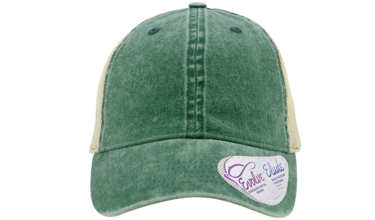 Tess Women's Washed Mesh-Back Cap