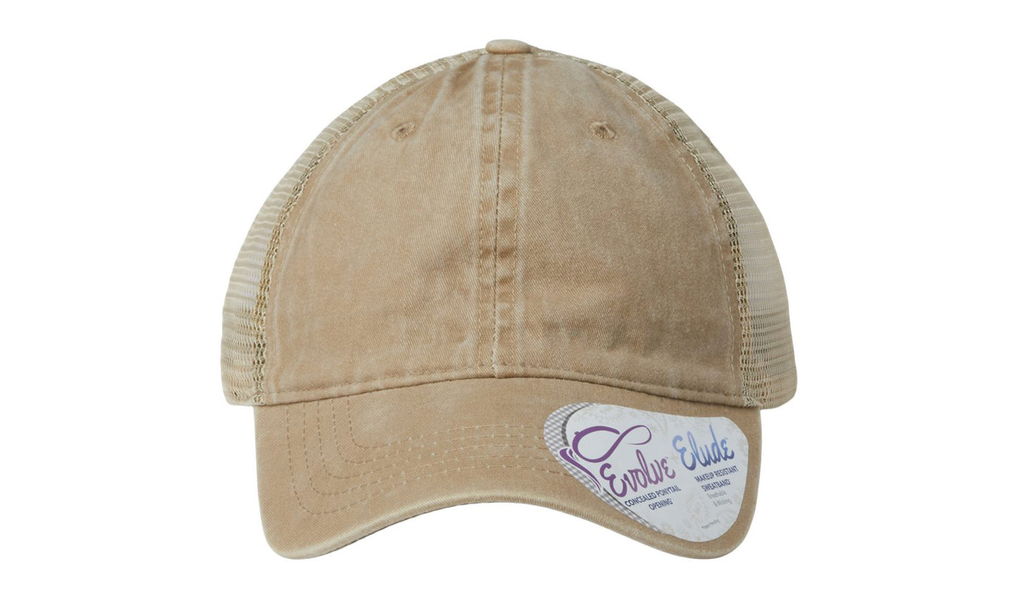 Tess Women's Washed Mesh-Back Cap